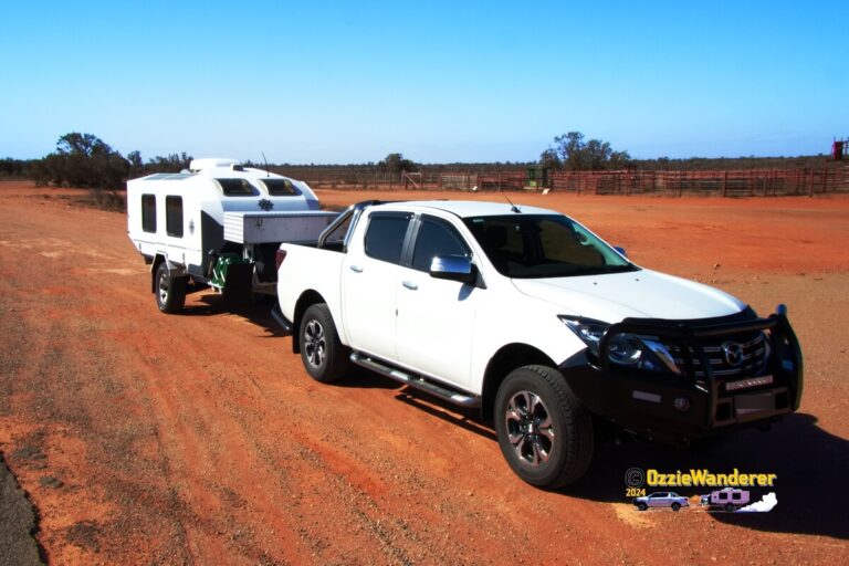 The Wandering rig on the road somewhere in outback Australia