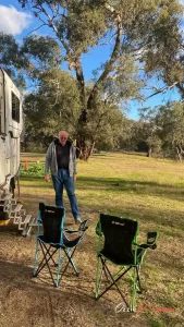 Photo of camp set up at Mendooran Free Camp