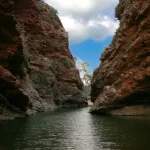Photo of Standley Chasm, near Alice Springs, in the Northern Territory