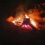 Campfire in the dark of Night